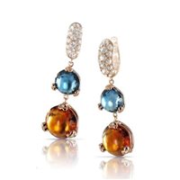 Earrings Pasquale Bruni Woman in Rose Gold Diamante 0.04 Ct 14571R1171098 - 14571R1171098